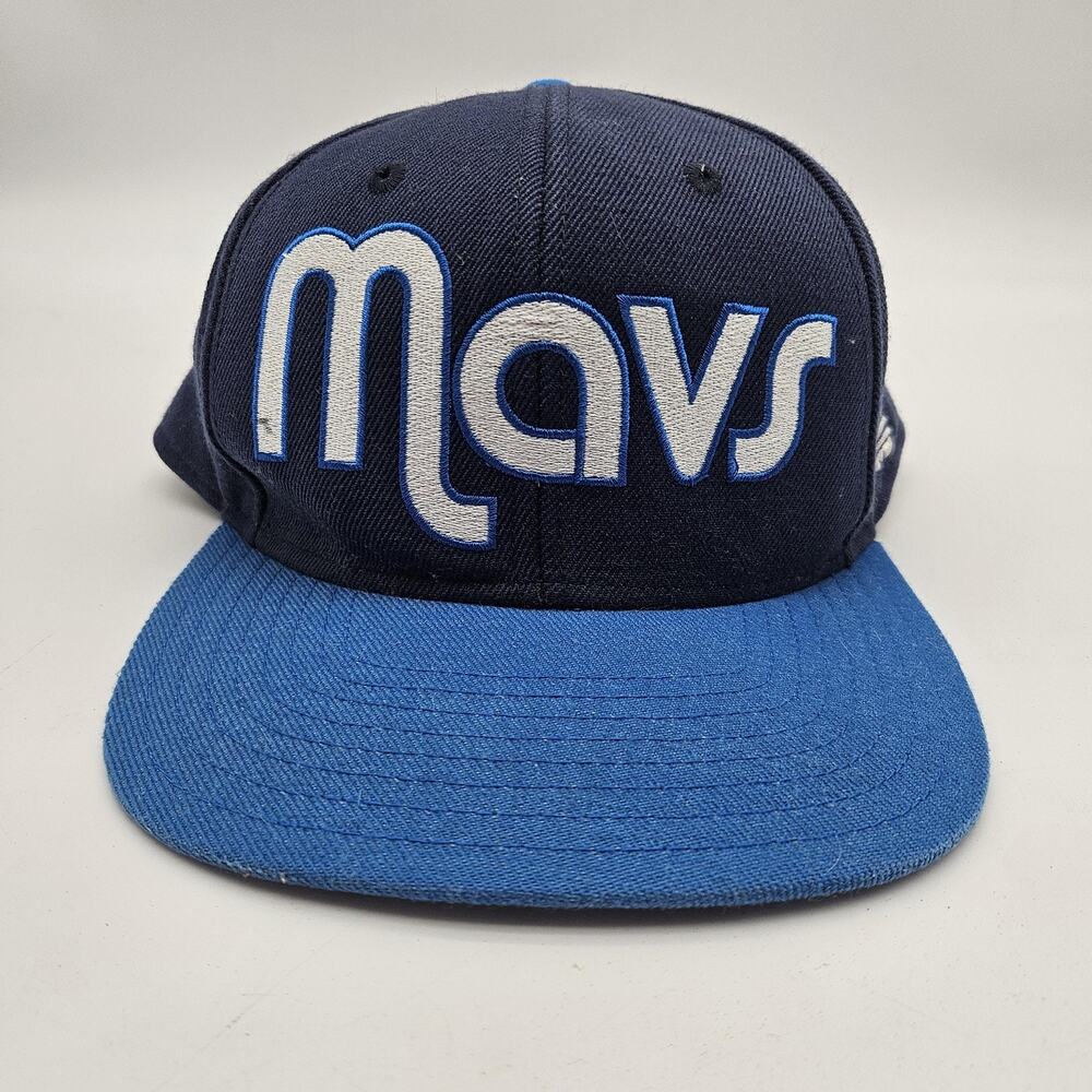 Dallas Mavericks Hat Cap Snap Back NBA Basketball Adidas Mens Mavs 1980
